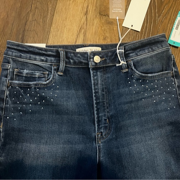 Bridge by Gly jeans. NWT.  High rise crop bootcut size 12 - Picture 5 of 7